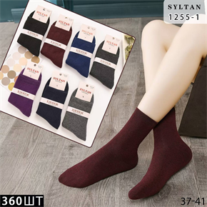 Женские носки зимние хлопок ассорти Syltan оптом мешками арт 1255-1 23242